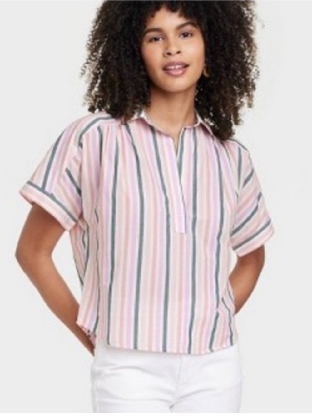 Universal threads popover blouse